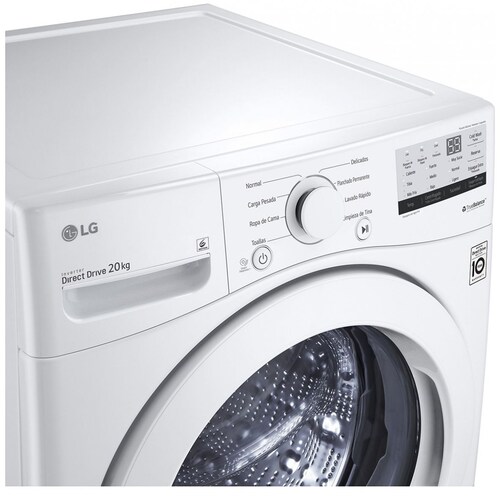 Combo Lg Blanca 20 Kg Carga Frontal Wm20Wv26W.df20Wv