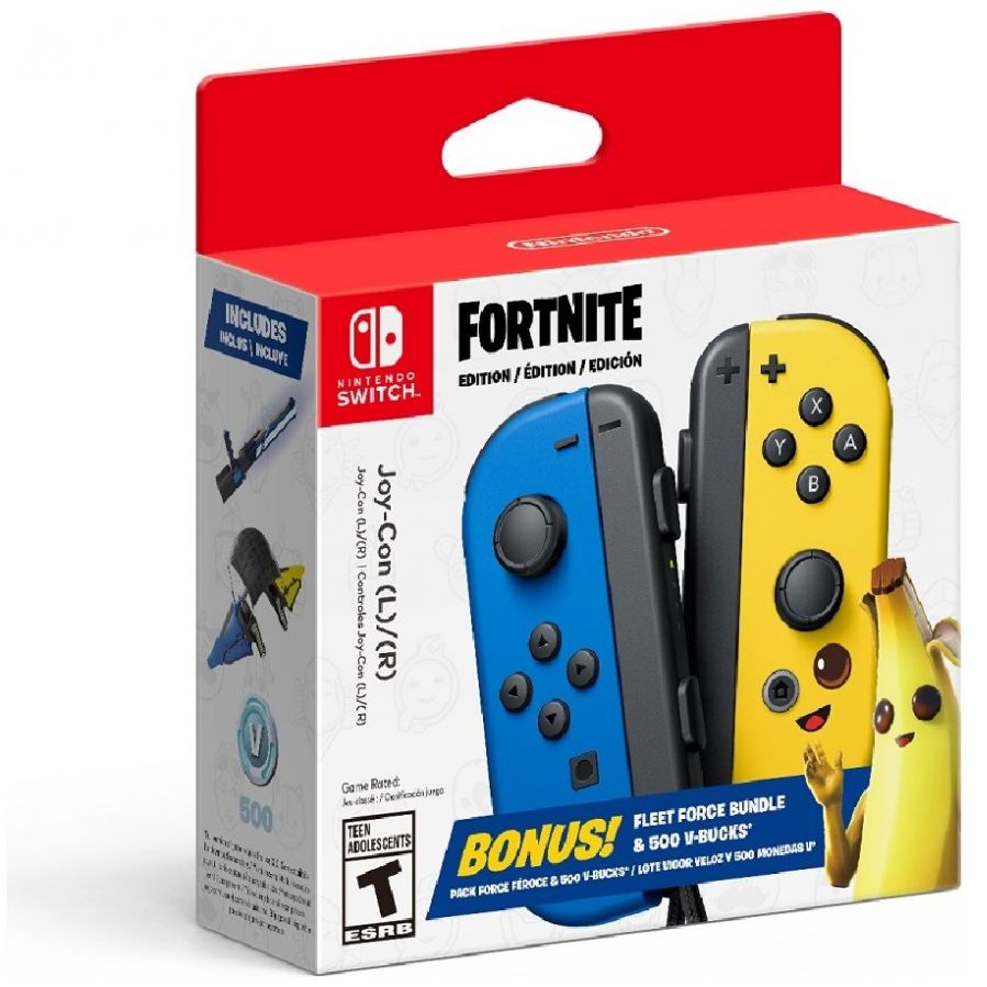 Nintendo Switch Joy con Fortnite Fleet Force Bundle