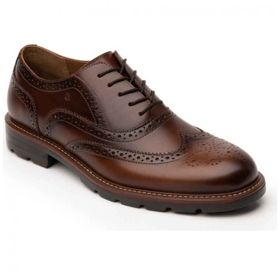 Choclo de Piel Caf para Hombre Bostoniano Quirelli Modelo Elo 88602S