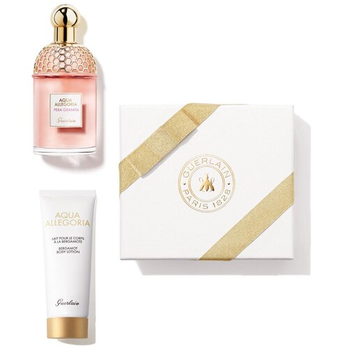 Cofre para Mamás Guerlain, Aqua Allegoria Pera Granita Edt 75Ml + Crema Cuerpo 75 Ml