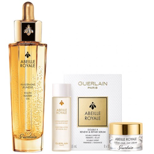 Cofre para Cuidado Facial Guerlain, Aceite en Agua 50Ml + Mini Crema+ Mini Loción + Mini Suero