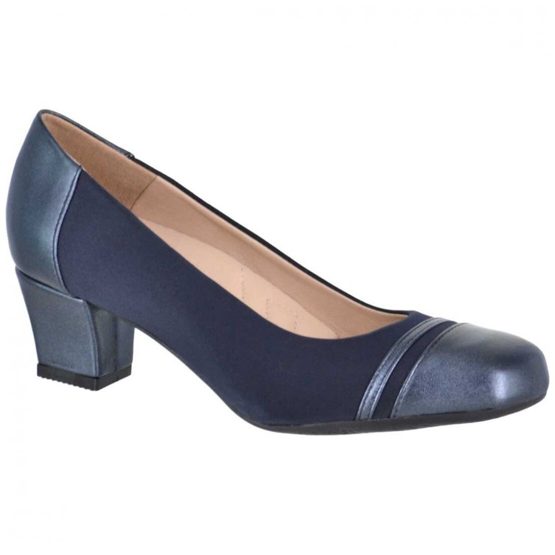 Zapatilla con Licra Y Puntera Azul Joyce