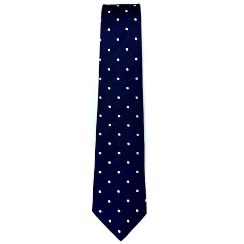 Corbata para Caballero Carlo Corinto con Diseño Elegante Punto Color Azul Marino