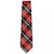 Corbata para Caballero Carlo Corinto con Diseño Elegante Cuadro Color Rojo Vino