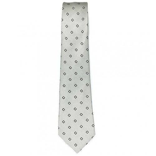 Corbata para Hombre Carlo Corinto con Diseño Elegante Fantasía Color Gris Plata