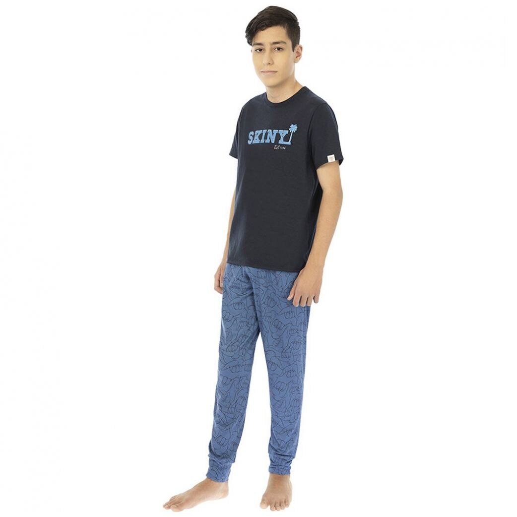 Pijama Playera con Coger para Niño Skiny Modelo 73754