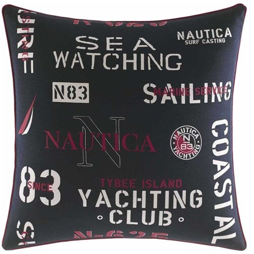 Cojín Decorativo Heritage Nautica Text 45 X 45 Nautica - Estandar