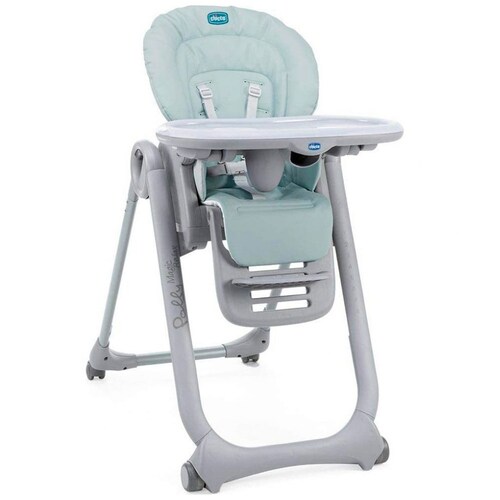 Silla Alta Polly&nbsp; Magic Relax Antiguan Sky Chicco  Marca Chicco