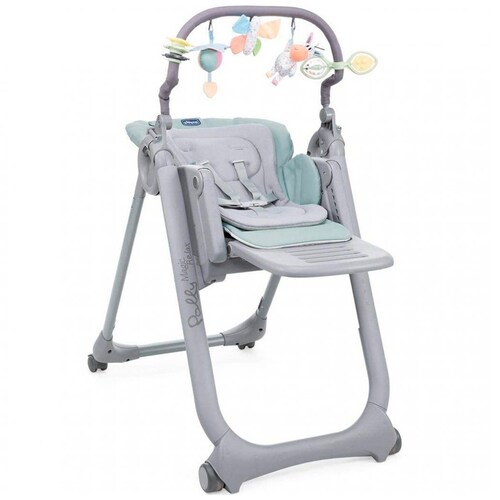Silla Alta Polly&nbsp; Magic Relax Antiguan Sky Chicco  Marca Chicco