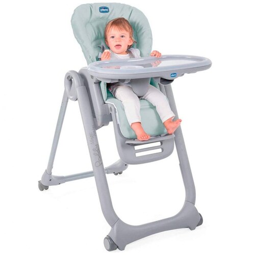 Silla Alta Polly&nbsp; Magic Relax Antiguan Sky Chicco  Marca Chicco