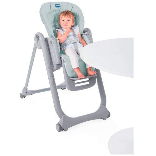 Silla Alta Polly&nbsp; Magic Relax Antiguan Sky Chicco  Marca Chicco
