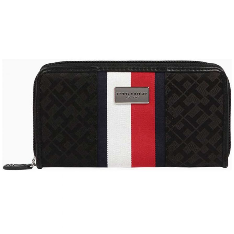 Sears Tommy Cartera Hombre Cartera Tommy Za 69J3944-001 Negro - Main Image