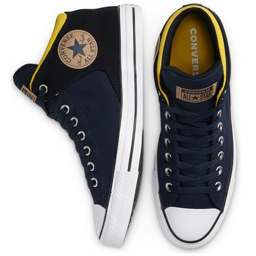 Tenis Bota Converse Azul Combinado para Caballero