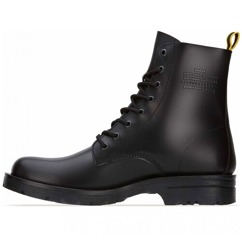 Bota Outdoor de Piel Negra Ferrato 34935Netli para Hombre