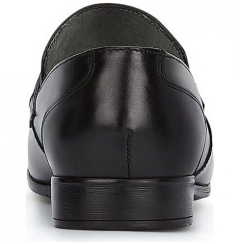 Mocasin Piel Negro Ferrato 64723Netli C para Hombre