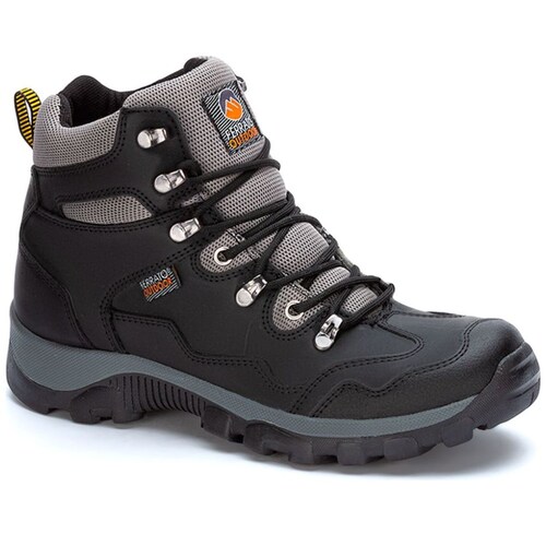 Botin Negro Outdoor Snt Ferrato 88563Nesli para Hombre