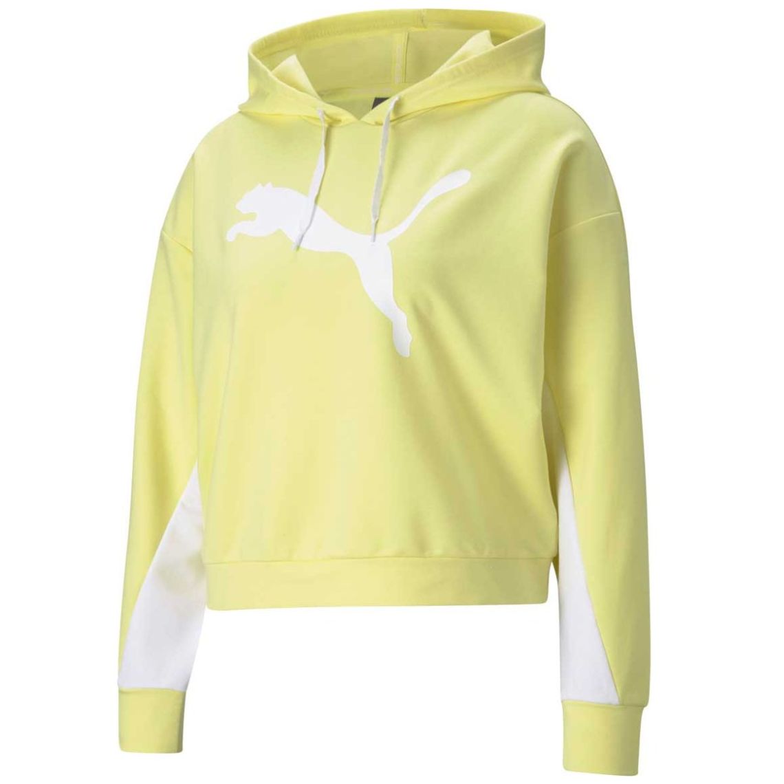 sudadera puma amarilla mujer