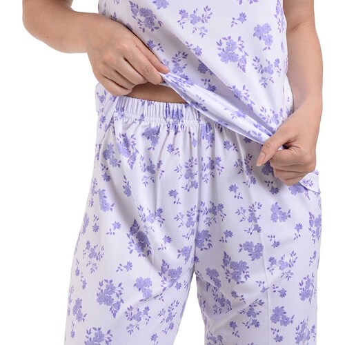 Pijama Estampado de Flores Playera Y Pantalón Night Star