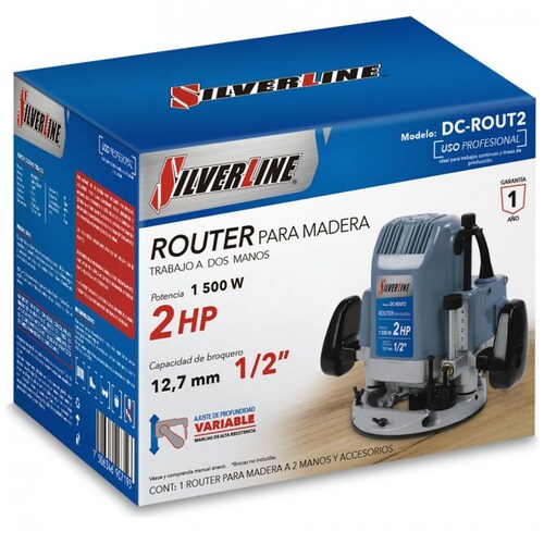 Router Motor 2Hp 110V 23,000Rpm 1/2" Coll Dc-Rout2 Silverline