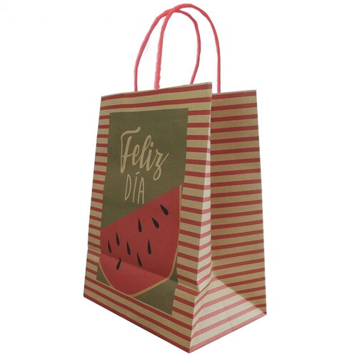 Bolsa para Regalo Básica Nico Os de Papel Plastificado