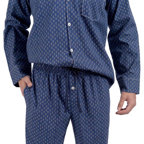Pijama Camisera Azul para Caballero Royal Polo Club