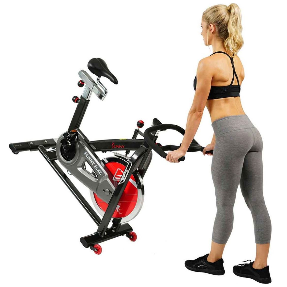 Bicicleta de Ciclismo de Interior de Correa Sunny Health & Fitness