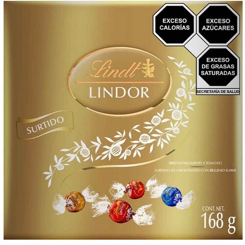 Caja de Chocolates Lindor 168G Lindt