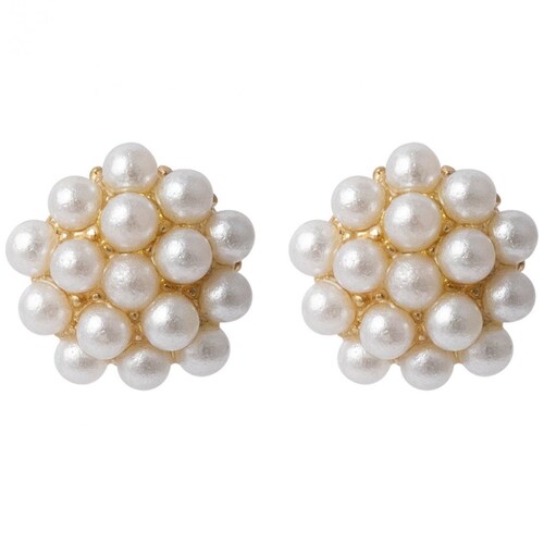 Studs Mini Perlitas Acabado Dorado Westies