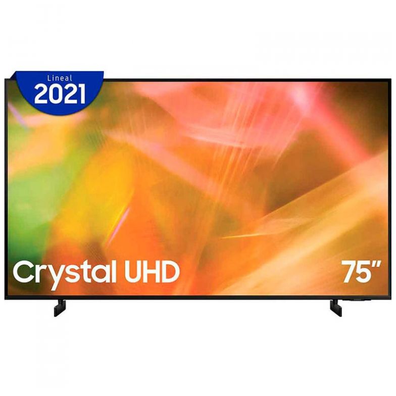Pantalla 75" Led Samsung 4K Un75Au8000Fxzx