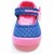 Balerina Mary Jane con Vlecro 13-17 Azul Rosa Hadamr Bubble Gummers para Niña