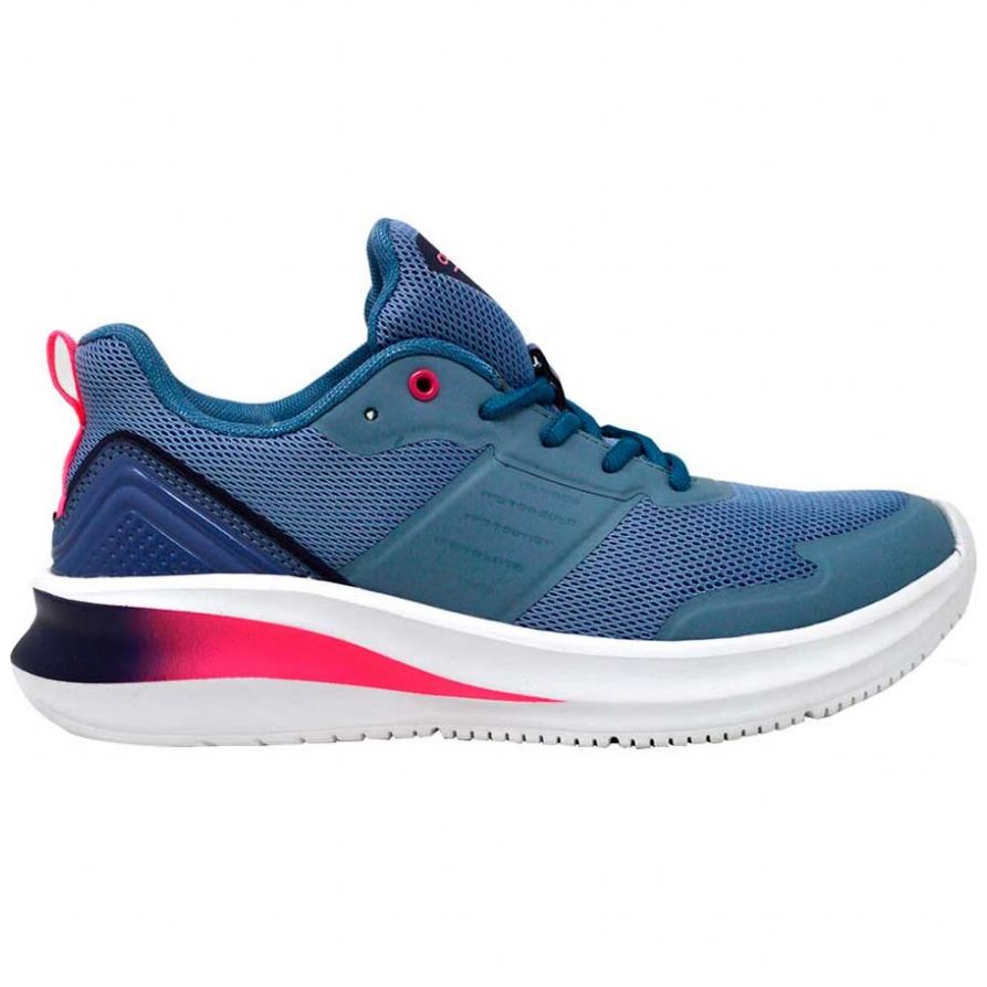 Tenis casual agujeta 22-25 azul rosa a4702tmzro court para niña - Sears