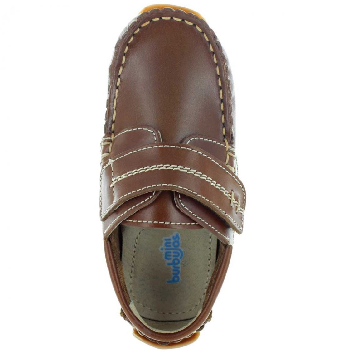 Mocasin Náutico 14-17 Miel 59147P19 Mini Burbujas para Niño