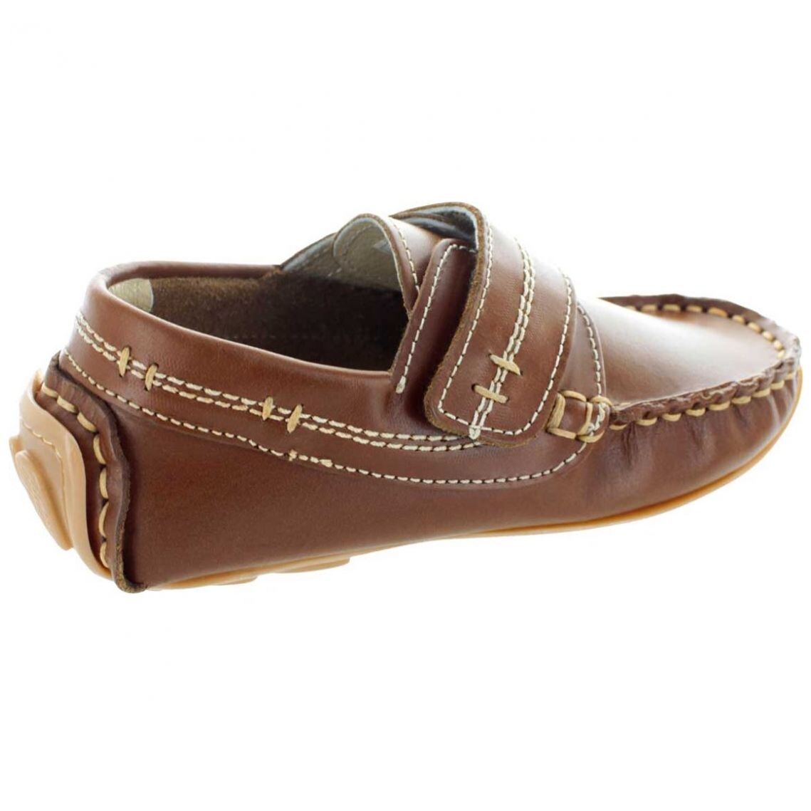 Mocasin Náutico 14-17 Miel 59147P19 Mini Burbujas para Niño