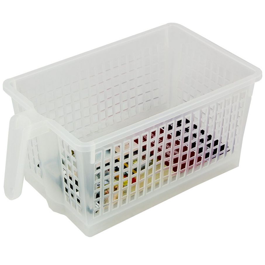 Home nature cesta de almacenamiento con asa color blanco - Sears