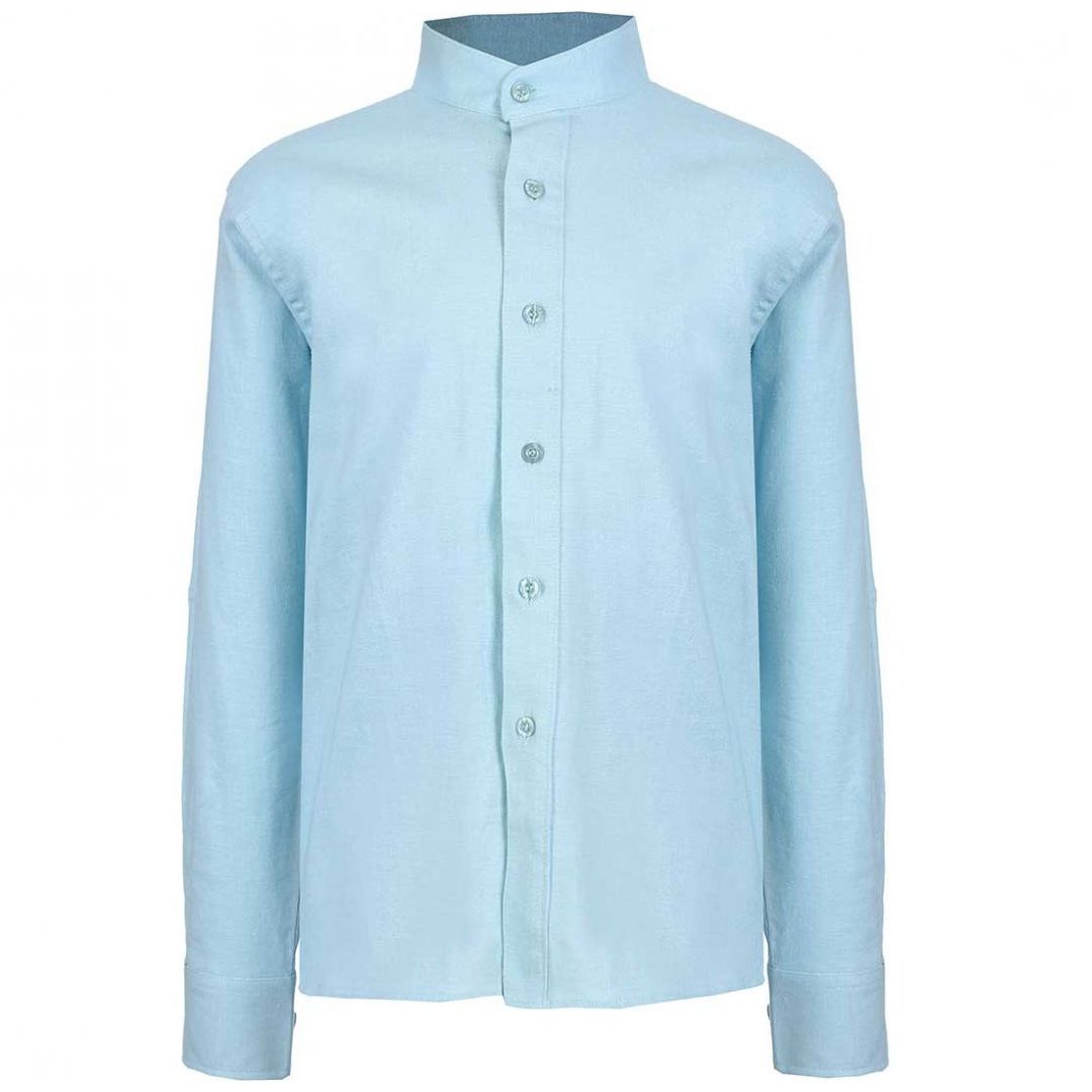 Camisa Manga Larga Cuello Mao Oscar Collection para Niño
