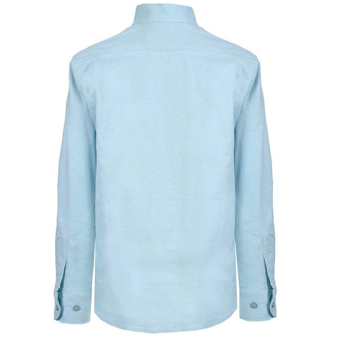 Camisa Manga Larga Cuello Mao Oscar Collection para Niño