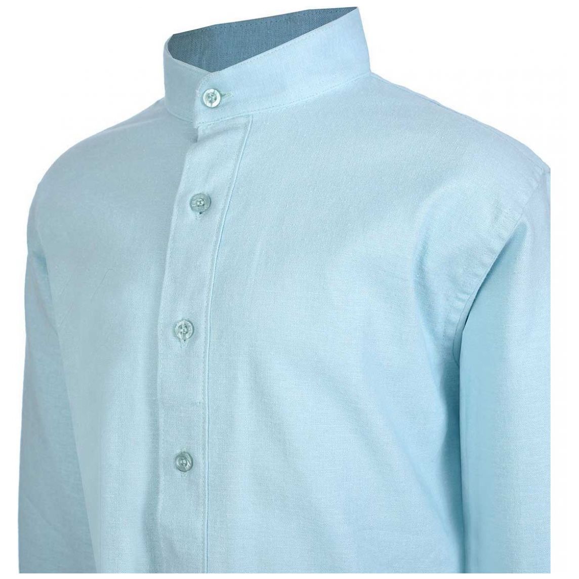Camisa Manga Larga Cuello Mao Oscar Collection para Niño