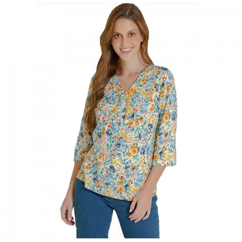 Blusa Estampada Sauce Vitos B&t  para Dama