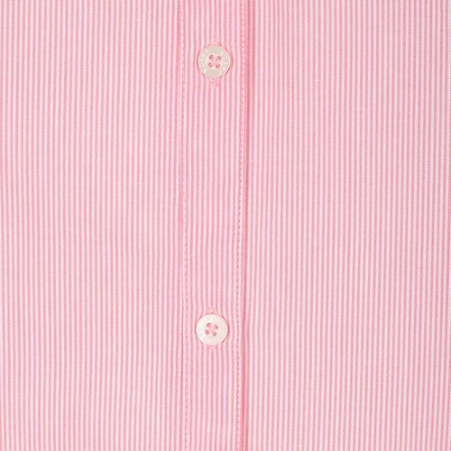 Camisa Rayas Manga Larga Rosa Royal Polo Club para Dama