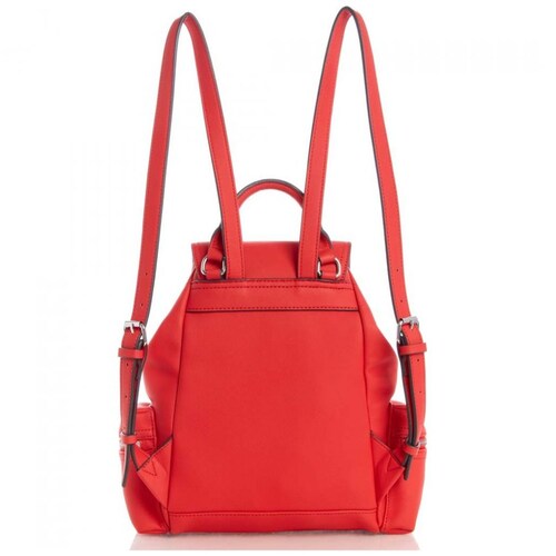 Bolsa Guess Tipo Backpack Color Rojo