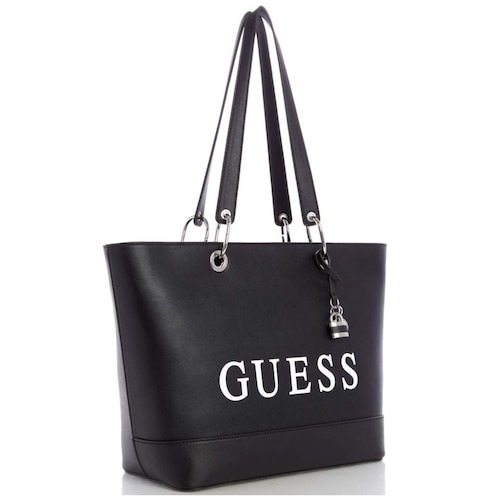 Bolsa Guess Tipo Carryall Color Negro