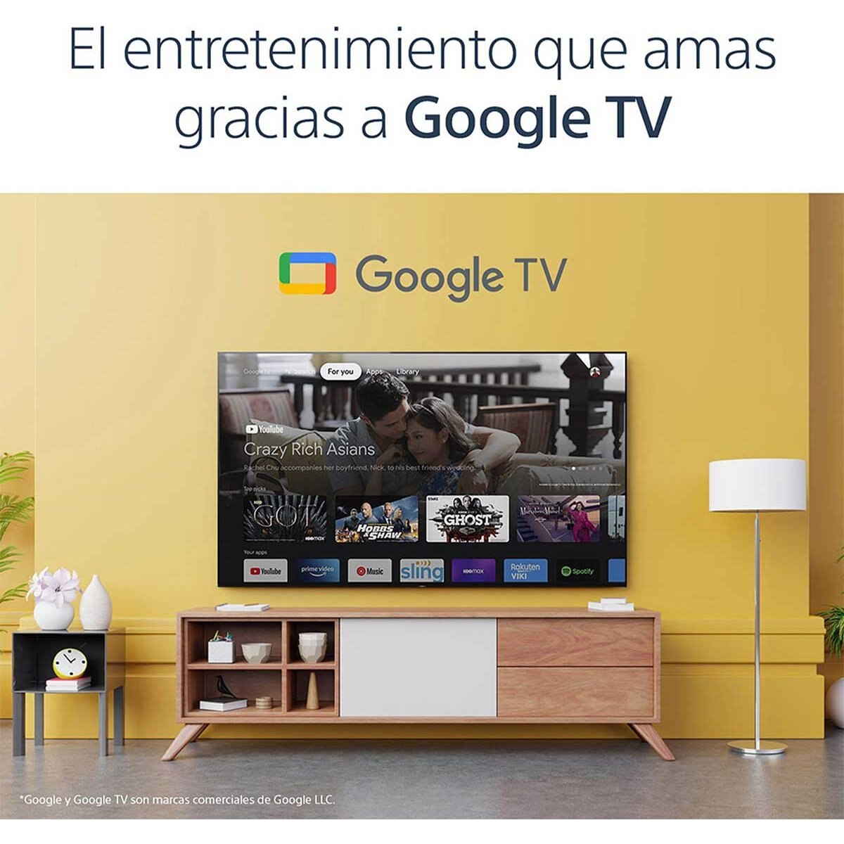 Pantalla 55" 4K Google Tv Kd-55X85J Sony