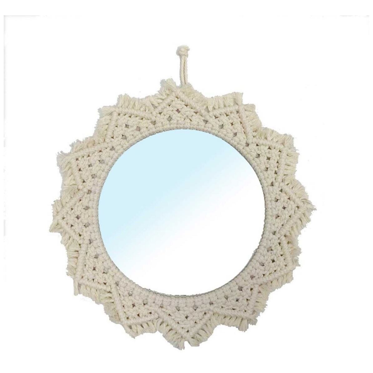 Espejo Macrame Estrella Vintage Home