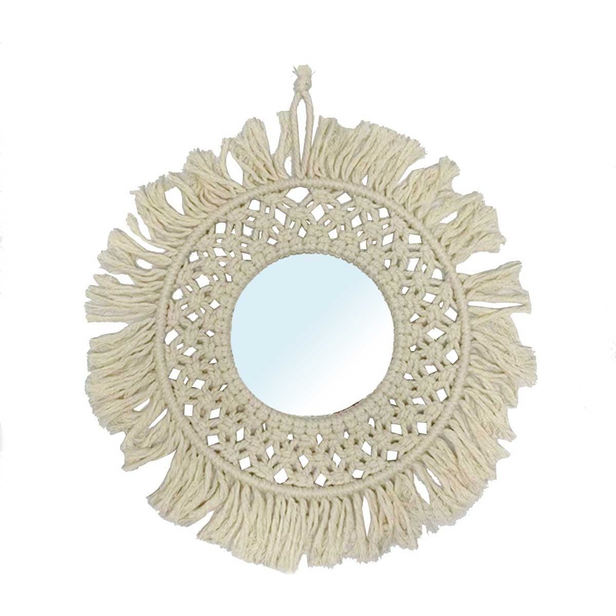 Espejo Macrame Sol Vintage Home