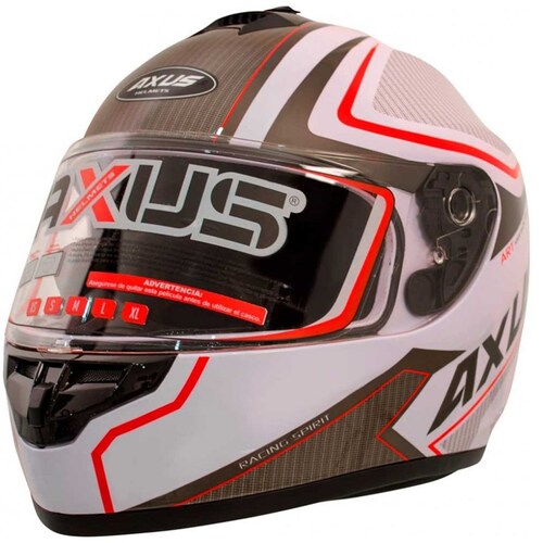 Casco Blanco Axus Snow Talla Extra Grande