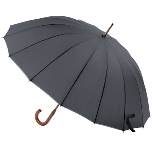 Paraguas Largo Manual Negro Modelo 89588-21