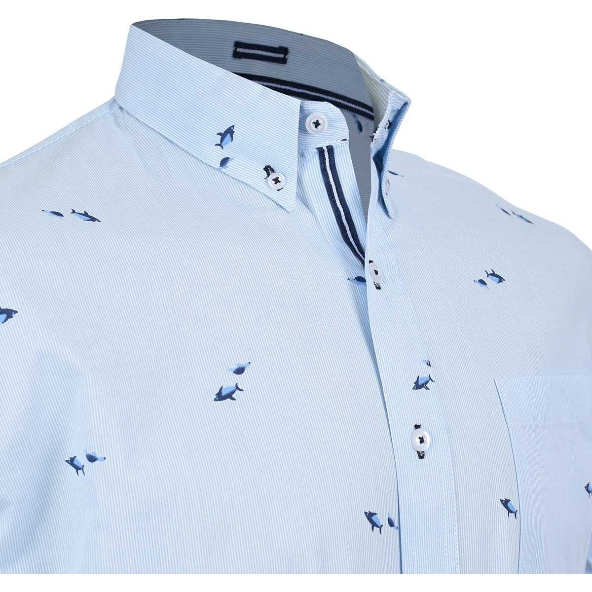 Camisa Manga Corta Cavalatti para Caballero Modelo E4141
