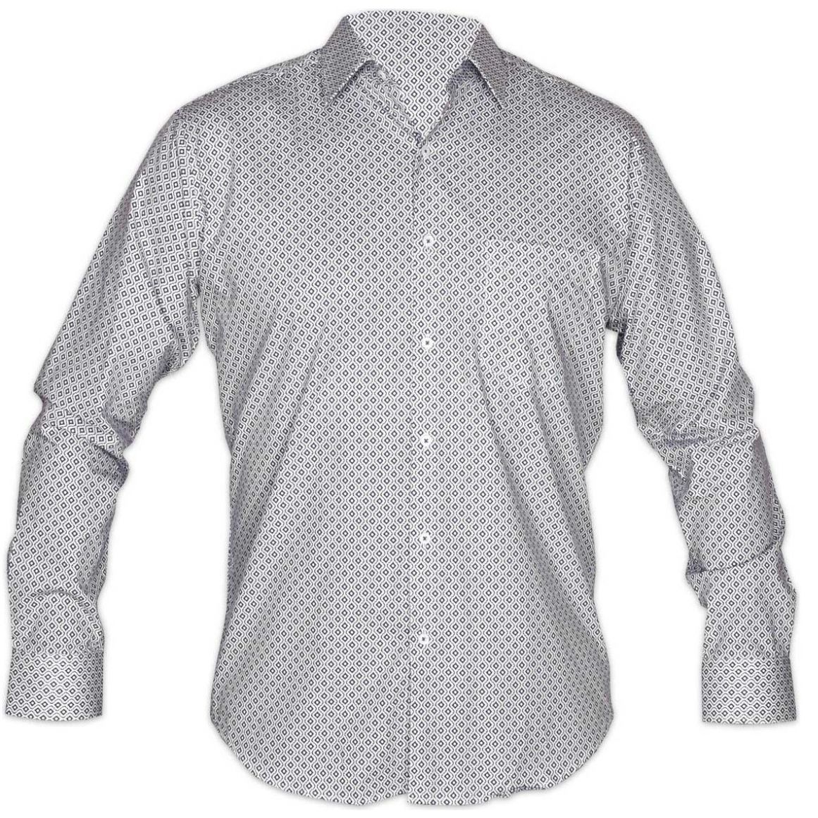 Camisa Estampada Bruno Magnani para Caballero Modelo U246