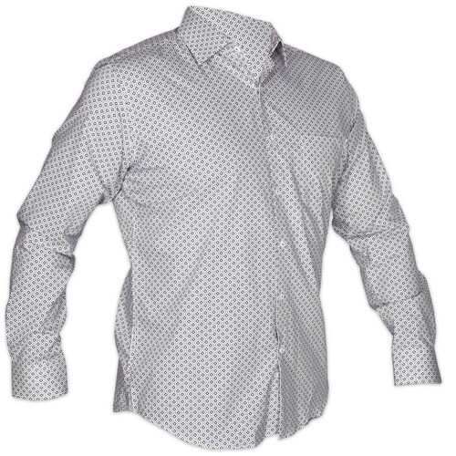 Camisa Talla Plus Estampada Bruno Magnani Modelo Elo U246 para Hombre