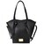 Bolso Tote Baby Phat Negro con Detalles de Animal Print